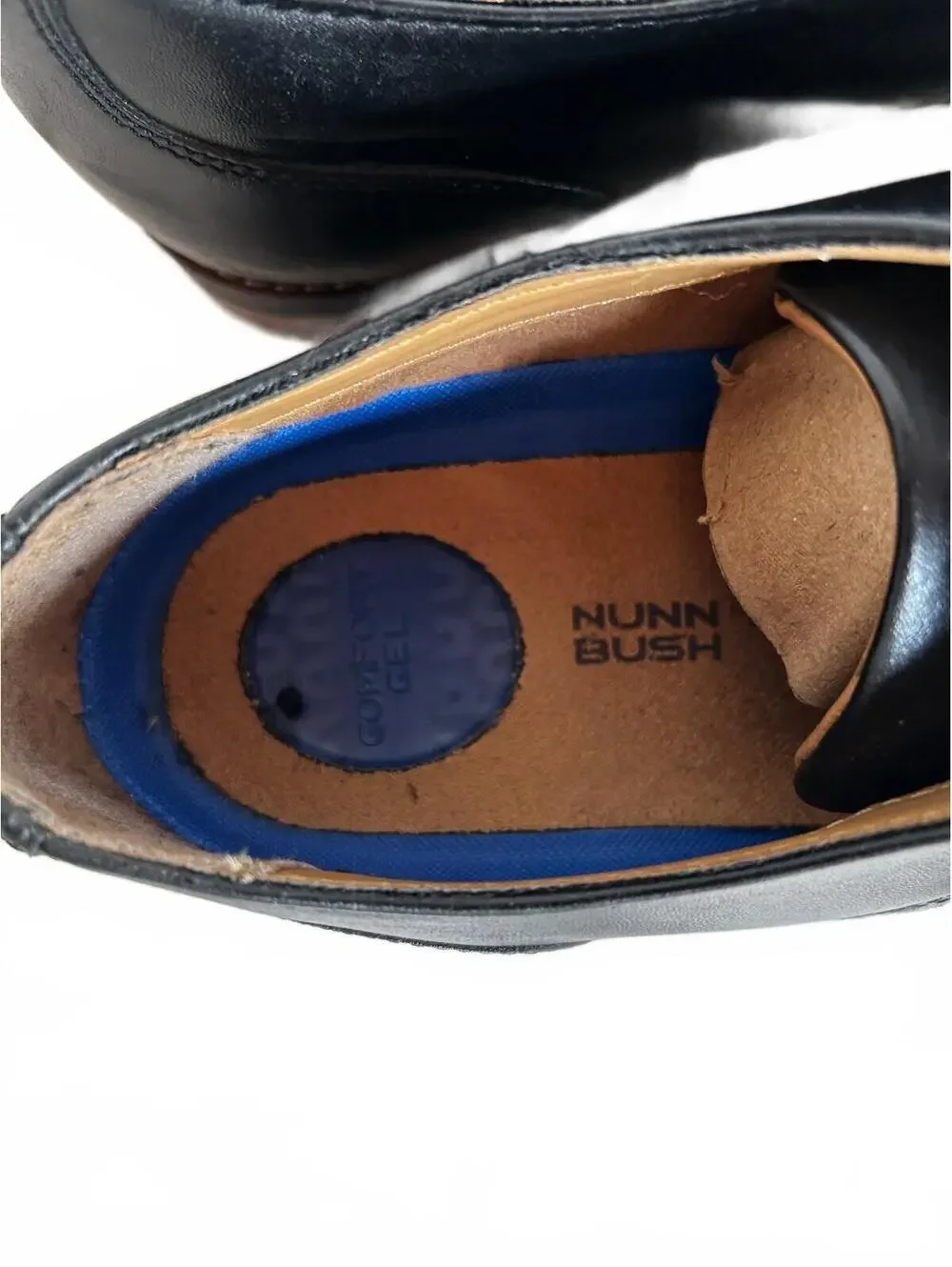Nunn Bush Plain Toe Oxford Dress Shoes SZ 12W Wide NWOT
